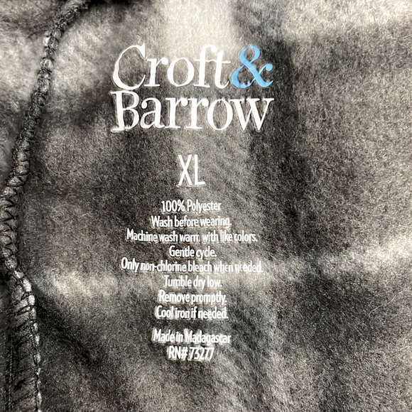 Croft and Barrow Mens flannel pajama pants, size XL - Picture 3 of 4